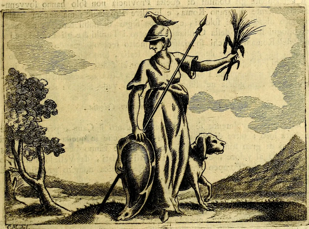An illustration from Iconologia del cavaliere Cesare Ripa, perugino, 1764, leaf 400