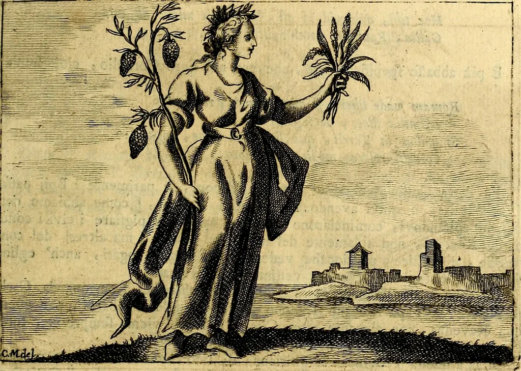 An illustration from Iconologia del cavaliere Cesare Ripa, perugino, 1764, leaf 406