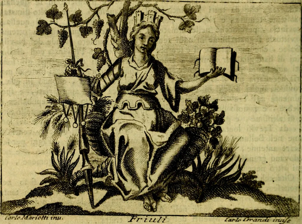 An illustration from Iconologia del cavaliere Cesare Ripa, perugino, 1764, leaf 427