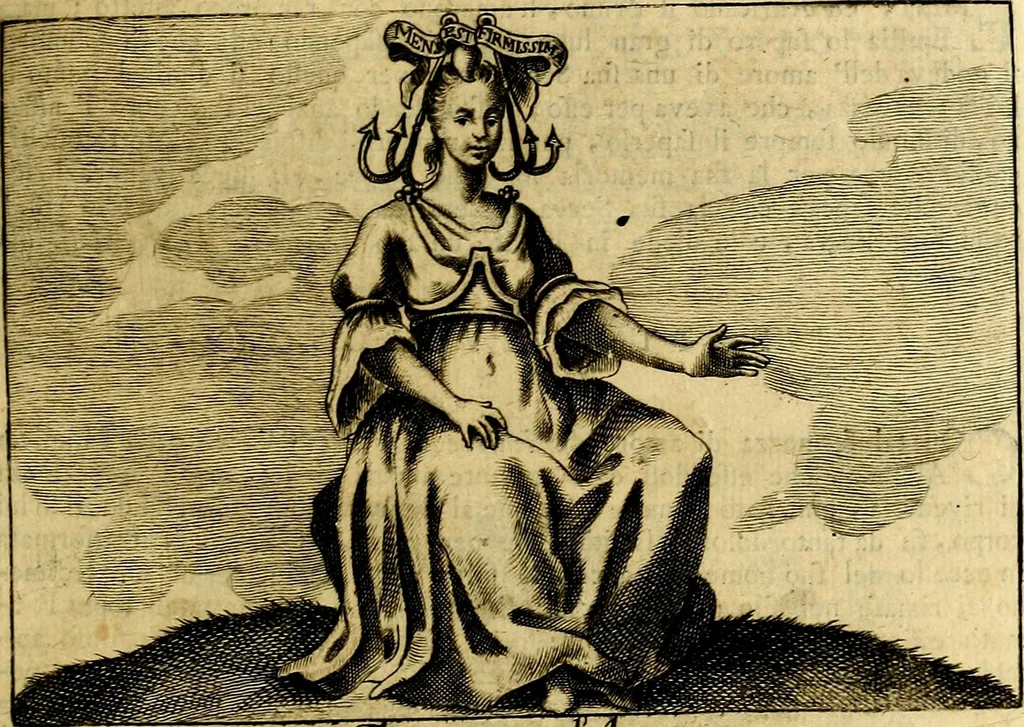 An illustration from Iconologia del cavaliere Cesare Ripa, perugino, 1764, leaf 72
