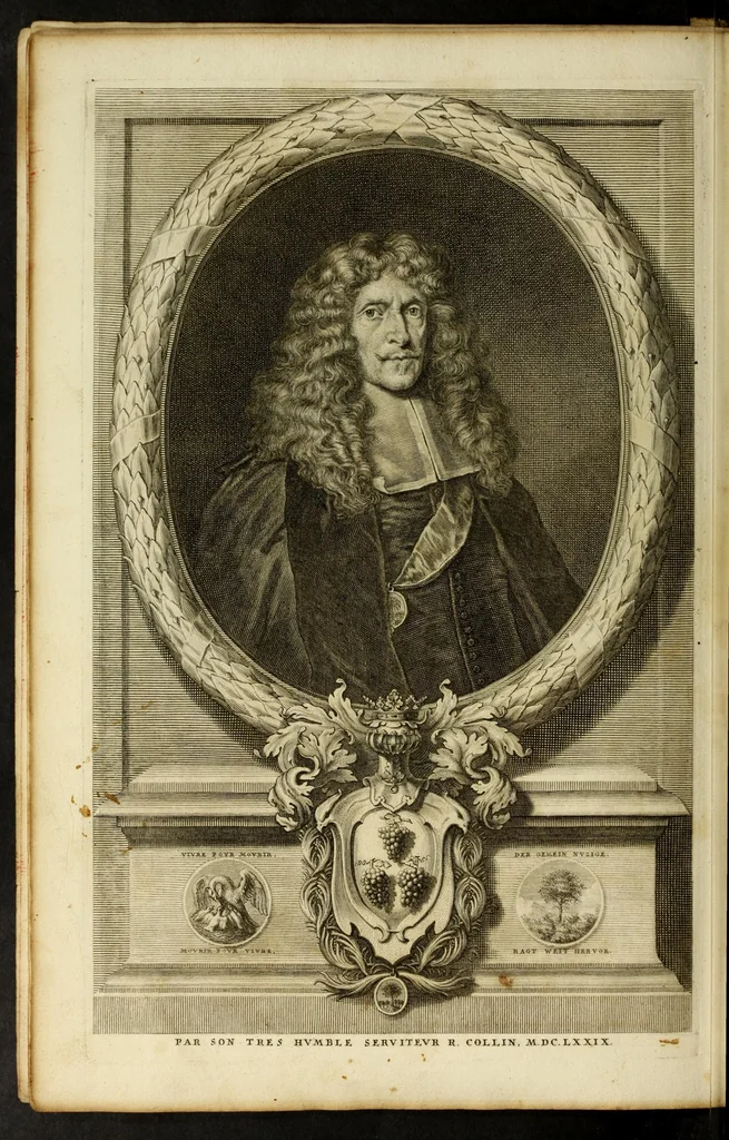 An illustration from Iconologia deorum, oder Abbildung der götter : welche von den alten verehret Worden ... samt dero eigentlicher Beschreibung und Erklärung der heidnischen Tempel-ceremonien, auch Vorbildung der thiere und anderer Sachen ..., 1680, leaf 16