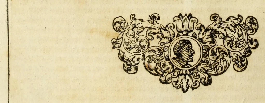An illustration from Iconologia deorum, oder Abbildung der götter : welche von den alten verehret Worden ... samt dero eigentlicher Beschreibung und Erklärung der heidnischen Tempel-ceremonien, auch Vorbildung der thiere und anderer Sachen ..., 1680, leaf 56