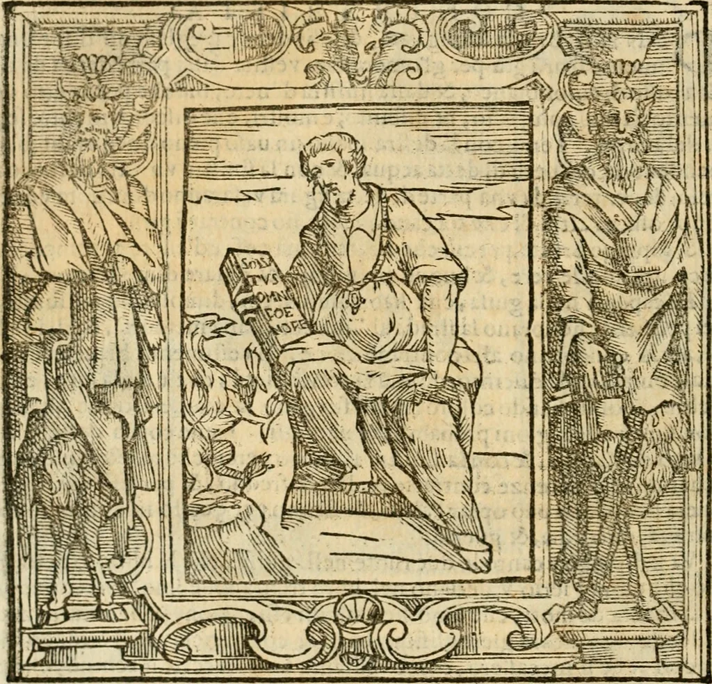 An illustration from Iconologia di Cesare Ripa perugino, cavre. de sti. Mauritio, e Lazzaro : nella quale si descriuono diuerse imagini di virtù, vitij, affetti, passioni humane, arti, discipline, humori, elementi, corpi celesti, prouincie d'Italia, fiumi, tutte le parti del mondo, ed altere infinite materie : opera vtile ad oratori, predicatori, poeti, pittori, scultori, disegnatori, e ad ogni studioso .., 1613, leaf 151