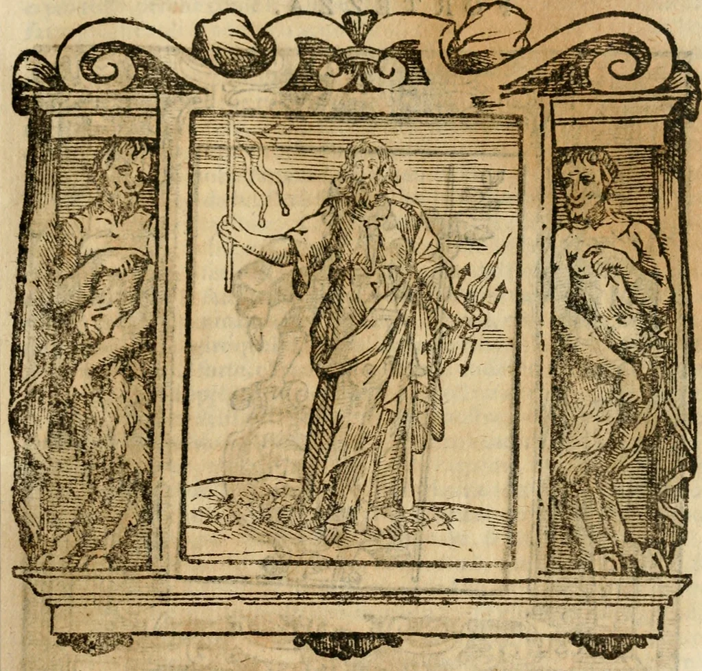 An illustration from Iconologia di Cesare Ripa perugino, cavre. de sti. Mauritio, e Lazzaro : nella quale si descriuono diuerse imagini di virtù, vitij, affetti, passioni humane, arti, discipline, humori, elementi, corpi celesti, prouincie d'Italia, fiumi, tutte le parti del mondo, ed altere infinite materie : opera vtile ad oratori, predicatori, poeti, pittori, scultori, disegnatori, e ad ogni studioso .., 1613, leaf 262
