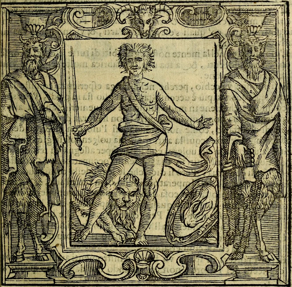An illustration from Iconologia di Cesare Ripa Perugina ... Nella quale si descrivono diverse imagini di virtù, vitij, affetti, passioni humane, arti discipline, humori, elementi, corpi celesti, prouincie d'Italia, fiumi, tutte le parti del mondo, ed altre infinite materie. Opera utile ad oratori, predicatori, poeti pittori, sculptori, disegnatori, e ad ogni studioso, per inuentar concetti, emblemi, ed imprese, per diuisare qualsiuoglia appatato nuttiale, funerale, trionfale. Per rappresentar poemi drammatici, e per figurare co'suoi propij simboli ciò, che può cadere in pensiero humano. Ampliata ultimamente dallo stresso autore di CC. imagini, e erricchita di molti discorsi pieni di varia eruditione .., 1613, leaf 130