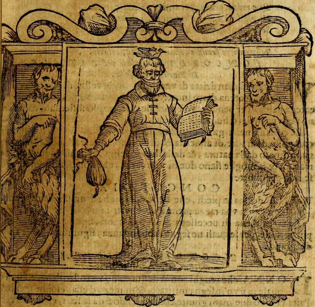 An illustration from Iconologia di Cesare Ripa Perugina ... Nella quale si descrivono diverse imagini di virtù, vitij, affetti, passioni humane, arti discipline, humori, elementi, corpi celesti, prouincie d'Italia, fiumi, tutte le parti del mondo, ed altre infinite materie. Opera utile ad oratori, predicatori, poeti pittori, sculptori, disegnatori, e ad ogni studioso, per inuentar concetti, emblemi, ed imprese, per diuisare qualsiuoglia appatato nuttiale, funerale, trionfale. Per rappresentar poemi drammatici, e per figurare co'suoi propij simboli ciò, che può cadere in pensiero humano. Ampliata ultimamente dallo stresso autore di CC. imagini, e erricchita di molti discorsi pieni di varia eruditione .., 1613, leaf 134