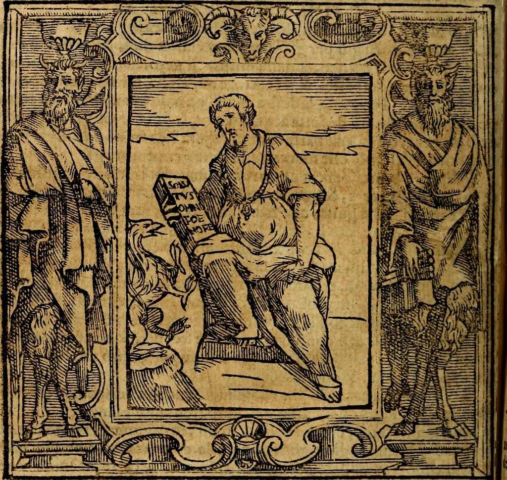 An illustration from Iconologia di Cesare Ripa Perugina ... Nella quale si descrivono diverse imagini di virtù, vitij, affetti, passioni humane, arti discipline, humori, elementi, corpi celesti, prouincie d'Italia, fiumi, tutte le parti del mondo, ed altre infinite materie. Opera utile ad oratori, predicatori, poeti pittori, sculptori, disegnatori, e ad ogni studioso, per inuentar concetti, emblemi, ed imprese, per diuisare qualsiuoglia appatato nuttiale, funerale, trionfale. Per rappresentar poemi drammatici, e per figurare co'suoi propij simboli ciò, che può cadere in pensiero humano. Ampliata ultimamente dallo stresso autore di CC. imagini, e erricchita di molti discorsi pieni di varia eruditione .., 1613, leaf 151