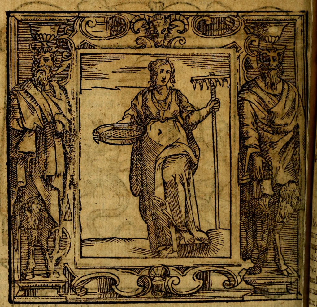 An illustration from Iconologia di Cesare Ripa Perugina ... Nella quale si descrivono diverse imagini di virtù, vitij, affetti, passioni humane, arti discipline, humori, elementi, corpi celesti, prouincie d'Italia, fiumi, tutte le parti del mondo, ed altre infinite materie. Opera utile ad oratori, predicatori, poeti pittori, sculptori, disegnatori, e ad ogni studioso, per inuentar concetti, emblemi, ed imprese, per diuisare qualsiuoglia appatato nuttiale, funerale, trionfale. Per rappresentar poemi drammatici, e per figurare co'suoi propij simboli ciò, che può cadere in pensiero humano. Ampliata ultimamente dallo stresso autore di CC. imagini, e erricchita di molti discorsi pieni di varia eruditione .., 1613, leaf 209