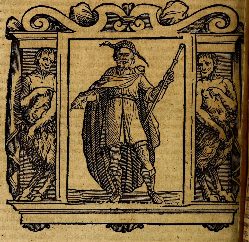 An illustration from Iconologia di Cesare Ripa Perugina ... Nella quale si descrivono diverse imagini di virtù, vitij, affetti, passioni humane, arti discipline, humori, elementi, corpi celesti, prouincie d'Italia, fiumi, tutte le parti del mondo, ed altre infinite materie. Opera utile ad oratori, predicatori, poeti pittori, sculptori, disegnatori, e ad ogni studioso, per inuentar concetti, emblemi, ed imprese, per diuisare qualsiuoglia appatato nuttiale, funerale, trionfale. Per rappresentar poemi drammatici, e per figurare co'suoi propij simboli ciò, che può cadere in pensiero humano. Ampliata ultimamente dallo stresso autore di CC. imagini, e erricchita di molti discorsi pieni di varia eruditione .., 1613, leaf 213
