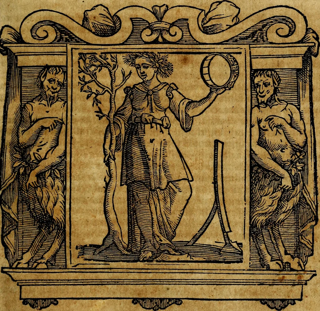 An illustration from Iconologia di Cesare Ripa Perugina ... Nella quale si descrivono diverse imagini di virtù, vitij, affetti, passioni humane, arti discipline, humori, elementi, corpi celesti, prouincie d'Italia, fiumi, tutte le parti del mondo, ed altre infinite materie. Opera utile ad oratori, predicatori, poeti pittori, sculptori, disegnatori, e ad ogni studioso, per inuentar concetti, emblemi, ed imprese, per diuisare qualsiuoglia appatato nuttiale, funerale, trionfale. Per rappresentar poemi drammatici, e per figurare co'suoi propij simboli ciò, che può cadere in pensiero humano. Ampliata ultimamente dallo stresso autore di CC. imagini, e erricchita di molti discorsi pieni di varia eruditione .., 1613, leaf 32