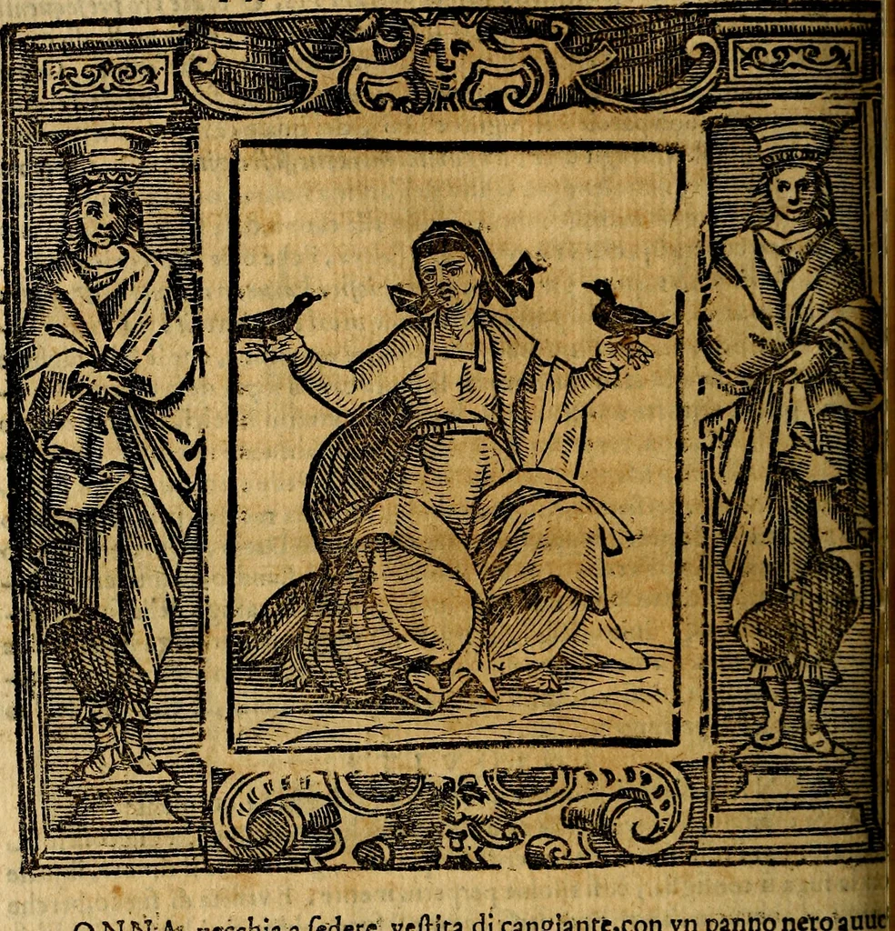 An illustration from Iconologia di Cesare Ripa Perugina ... Nella quale si descrivono diverse imagini di virtù, vitij, affetti, passioni humane, arti discipline, humori, elementi, corpi celesti, prouincie d'Italia, fiumi, tutte le parti del mondo, ed altre infinite materie. Opera utile ad oratori, predicatori, poeti pittori, sculptori, disegnatori, e ad ogni studioso, per inuentar concetti, emblemi, ed imprese, per diuisare qualsiuoglia appatato nuttiale, funerale, trionfale. Per rappresentar poemi drammatici, e per figurare co'suoi propij simboli ciò, che può cadere in pensiero humano. Ampliata ultimamente dallo stresso autore di CC. imagini, e erricchita di molti discorsi pieni di varia eruditione .., 1613, leaf 359