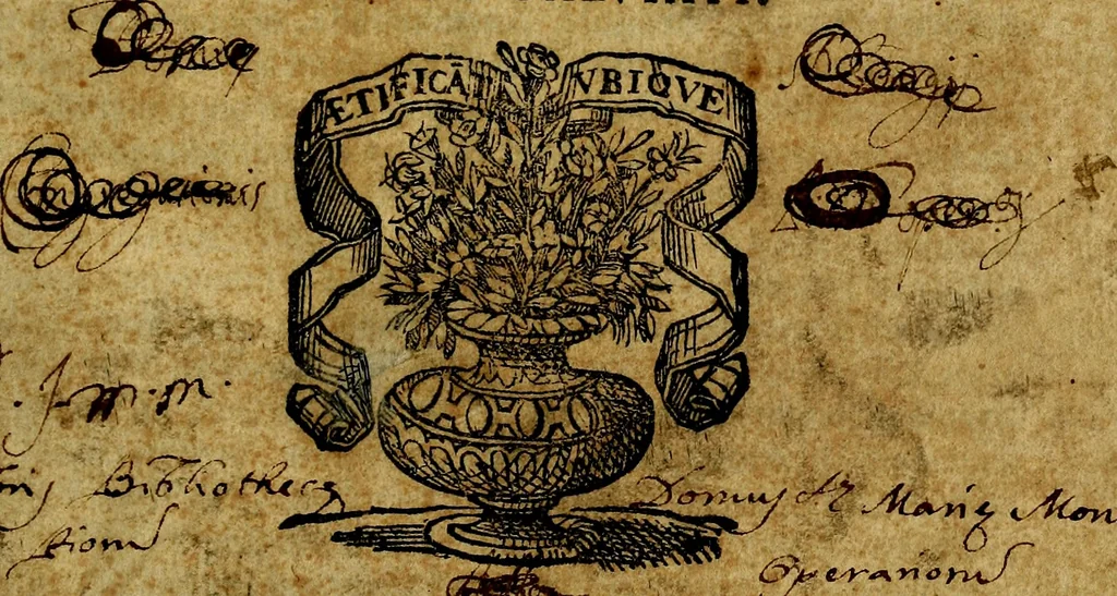An illustration from Iconologia di Cesare Ripa Perugina ... Nella quale si descrivono diverse imagini di virtù, vitij, affetti, passioni humane, arti discipline, humori, elementi, corpi celesti, prouincie d'Italia, fiumi, tutte le parti del mondo, ed altre infinite materie. Opera utile ad oratori, predicatori, poeti pittori, sculptori, disegnatori, e ad ogni studioso, per inuentar concetti, emblemi, ed imprese, per diuisare qualsiuoglia appatato nuttiale, funerale, trionfale. Per rappresentar poemi drammatici, e per figurare co'suoi propij simboli ciò, che può cadere in pensiero humano. Ampliata ultimamente dallo stresso autore di CC. imagini, e erricchita di molti discorsi pieni di varia eruditione .., 1613, leaf 4
