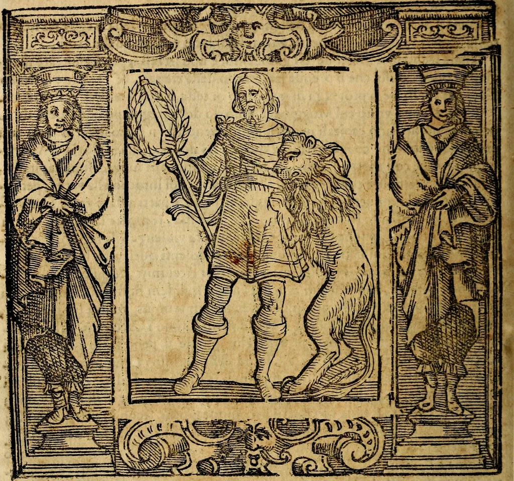 An illustration from Iconologia di Cesare Ripa Perugina ... Nella quale si descrivono diverse imagini di virtù, vitij, affetti, passioni humane, arti discipline, humori, elementi, corpi celesti, prouincie d'Italia, fiumi, tutte le parti del mondo, ed altre infinite materie. Opera utile ad oratori, predicatori, poeti pittori, sculptori, disegnatori, e ad ogni studioso, per inuentar concetti, emblemi, ed imprese, per diuisare qualsiuoglia appatato nuttiale, funerale, trionfale. Per rappresentar poemi drammatici, e per figurare co'suoi propij simboli ciò, che può cadere in pensiero humano. Ampliata ultimamente dallo stresso autore di CC. imagini, e erricchita di molti discorsi pieni di varia eruditione .., 1613, leaf 727