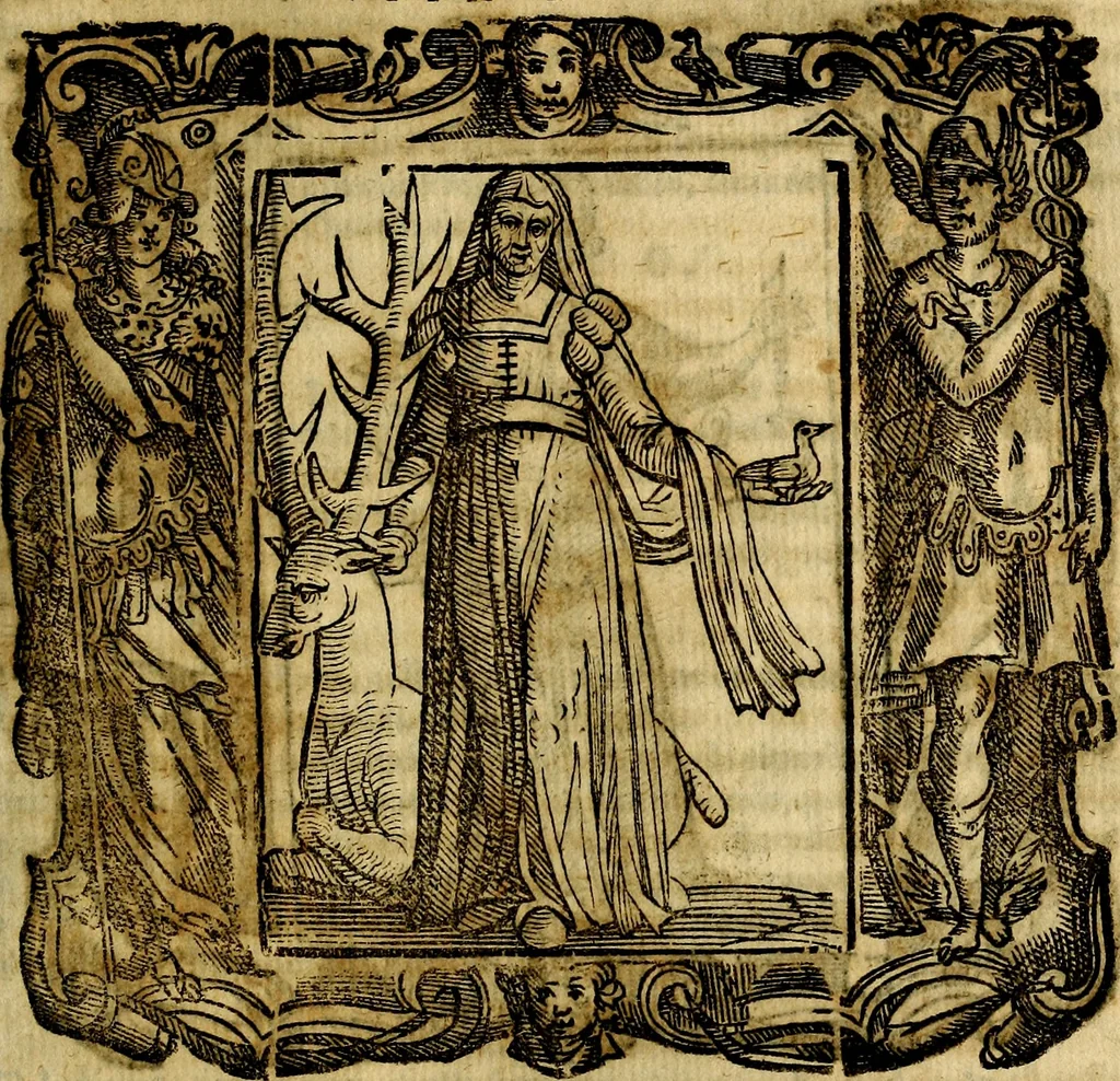 An illustration from Iconologia di Cesare Ripa Perugina ... Nella quale si descrivono diverse imagini di virtù, vitij, affetti, passioni humane, arti discipline, humori, elementi, corpi celesti, prouincie d'Italia, fiumi, tutte le parti del mondo, ed altre infinite materie. Opera utile ad oratori, predicatori, poeti pittori, sculptori, disegnatori, e ad ogni studioso, per inuentar concetti, emblemi, ed imprese, per diuisare qualsiuoglia appatato nuttiale, funerale, trionfale. Per rappresentar poemi drammatici, e per figurare co'suoi propij simboli ciò, che può cadere in pensiero humano. Ampliata ultimamente dallo stresso autore di CC. imagini, e erricchita di molti discorsi pieni di varia eruditione .., 1613, leaf 780