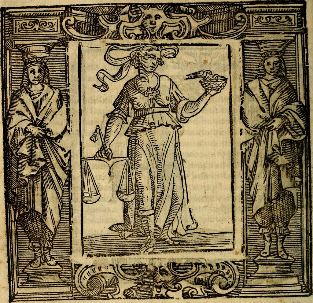 An illustration from Iconologia di Cesare Ripa Perugina ... Nella quale si descrivono diverse imagini di virtù, vitij, affetti, passioni humane, arti discipline, humori, elementi, corpi celesti, prouincie d'Italia, fiumi, tutte le parti del mondo, ed altre infinite materie. Opera utile ad oratori, predicatori, poeti pittori, sculptori, disegnatori, e ad ogni studioso, per inuentar concetti, emblemi, ed imprese, per diuisare qualsiuoglia appatato nuttiale, funerale, trionfale. Per rappresentar poemi drammatici, e per figurare co'suoi propij simboli ciò, che può cadere in pensiero humano. Ampliata ultimamente dallo stresso autore di CC. imagini, e erricchita di molti discorsi pieni di varia eruditione .., 1613, leaf 789