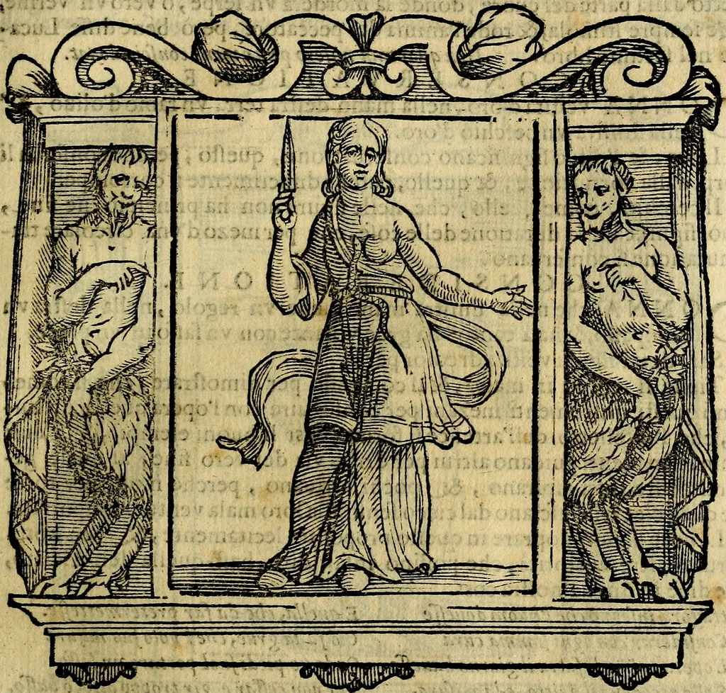 An illustration from Iconologia di Cesare Ripa Perugina ... Nella quale si descrivono diverse imagini di virtù, vitij, affetti, passioni humane, arti discipline, humori, elementi, corpi celesti, prouincie d'Italia, fiumi, tutte le parti del mondo, ed altre infinite materie. Opera utile ad oratori, predicatori, poeti pittori, sculptori, disegnatori, e ad ogni studioso, per inuentar concetti, emblemi, ed imprese, per diuisare qualsiuoglia appatato nuttiale, funerale, trionfale. Per rappresentar poemi drammatici, e per figurare co'suoi propij simboli ciò, che può cadere in pensiero humano. Ampliata ultimamente dallo stresso autore di CC. imagini, e erricchita di molti discorsi pieni di varia eruditione .., 1613, leaf 184