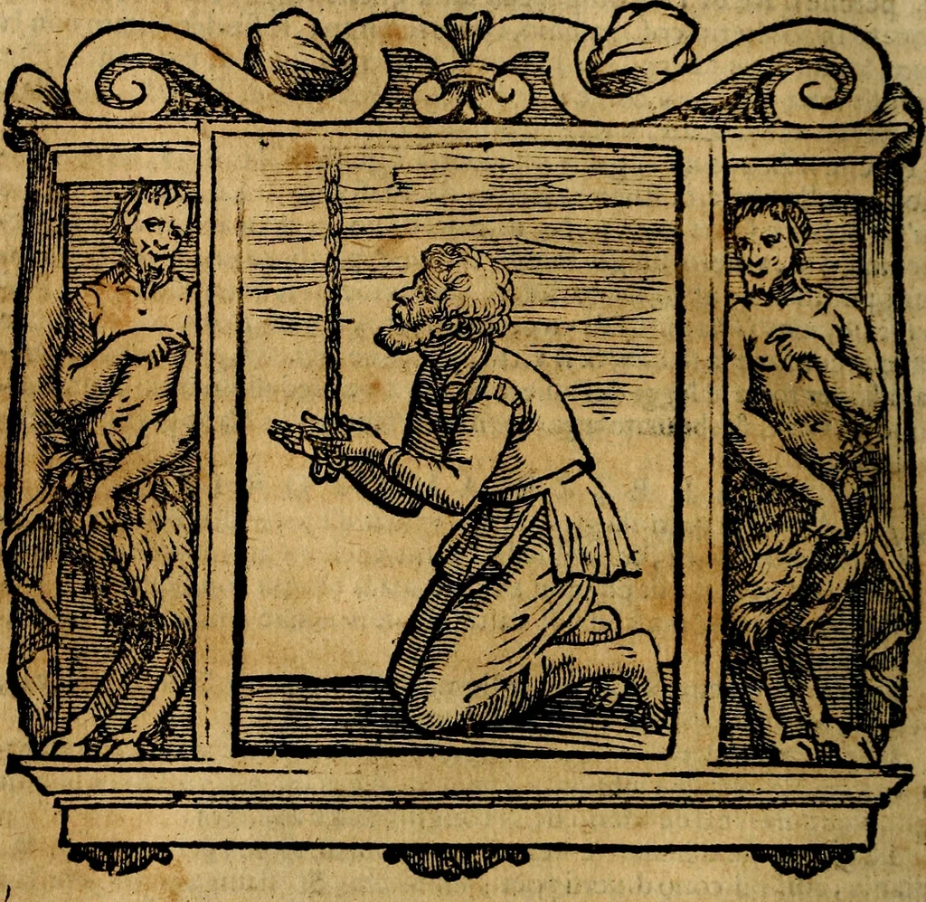 An illustration from Iconologia di Cesare Ripa Perugina ... Nella quale si descrivono diverse imagini di virtù, vitij, affetti, passioni humane, arti discipline, humori, elementi, corpi celesti, prouincie d'Italia, fiumi, tutte le parti del mondo, ed altre infinite materie. Opera utile ad oratori, predicatori, poeti pittori, sculptori, disegnatori, e ad ogni studioso, per inuentar concetti, emblemi, ed imprese, per diuisare qualsiuoglia appatato nuttiale, funerale, trionfale. Per rappresentar poemi drammatici, e per figurare co'suoi propij simboli ciò, che può cadere in pensiero humano. Ampliata ultimamente dallo stresso autore di CC. imagini, e erricchita di molti discorsi pieni di varia eruditione .., 1613, leaf 193