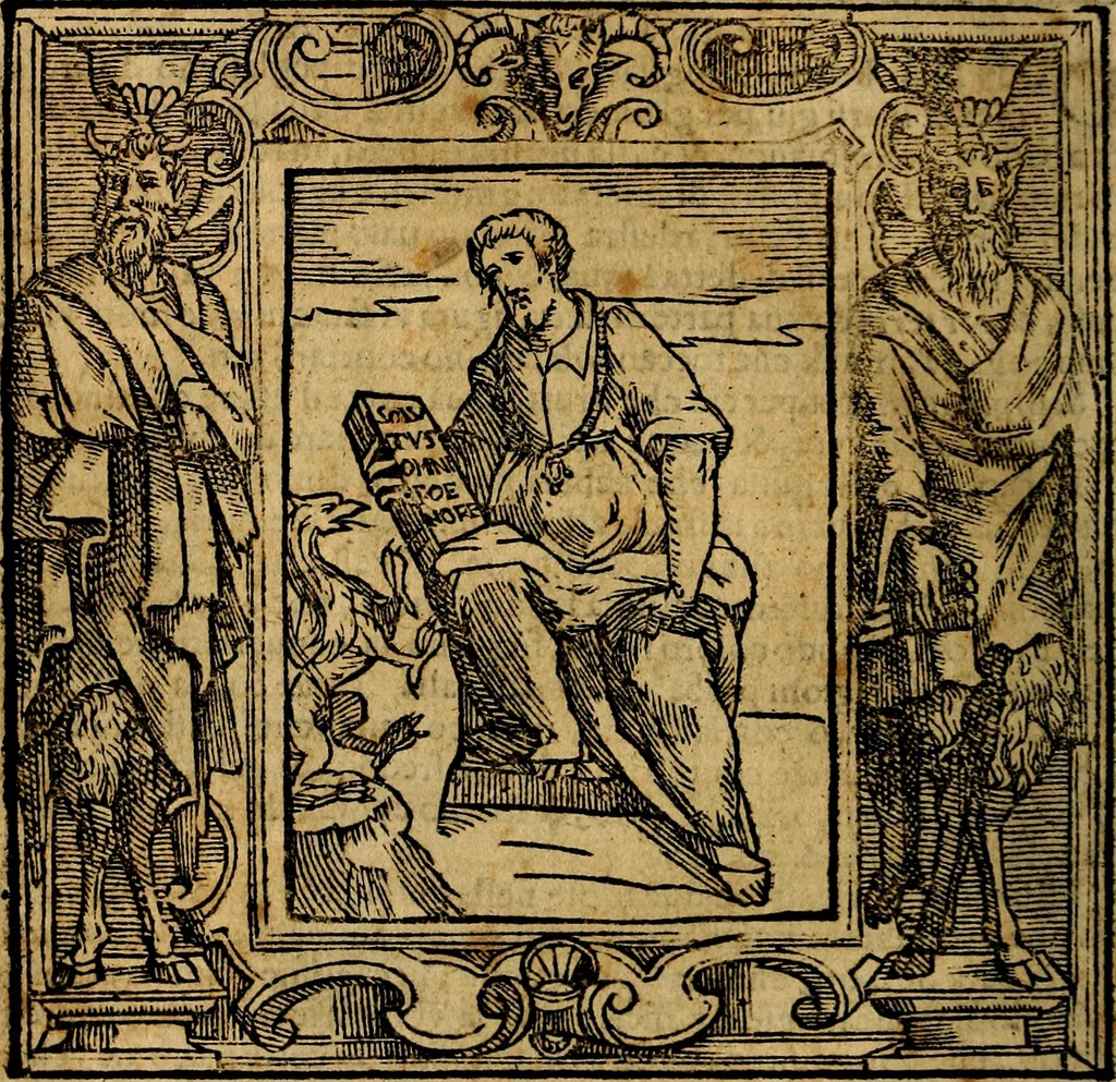 An illustration from Iconologia di Cesare Ripa Perugina ... Nella quale si descrivono diverse imagini di virtù, vitij, affetti, passioni humane, arti discipline, humori, elementi, corpi celesti, prouincie d'Italia, fiumi, tutte le parti del mondo, ed altre infinite materie. Opera utile ad oratori, predicatori, poeti pittori, sculptori, disegnatori, e ad ogni studioso, per inuentar concetti, emblemi, ed imprese, per diuisare qualsiuoglia appatato nuttiale, funerale, trionfale. Per rappresentar poemi drammatici, e per figurare co'suoi propij simboli ciò, che può cadere in pensiero humano. Ampliata ultimamente dallo stresso autore di CC. imagini, e erricchita di molti discorsi pieni di varia eruditione .., 1613, leaf 195