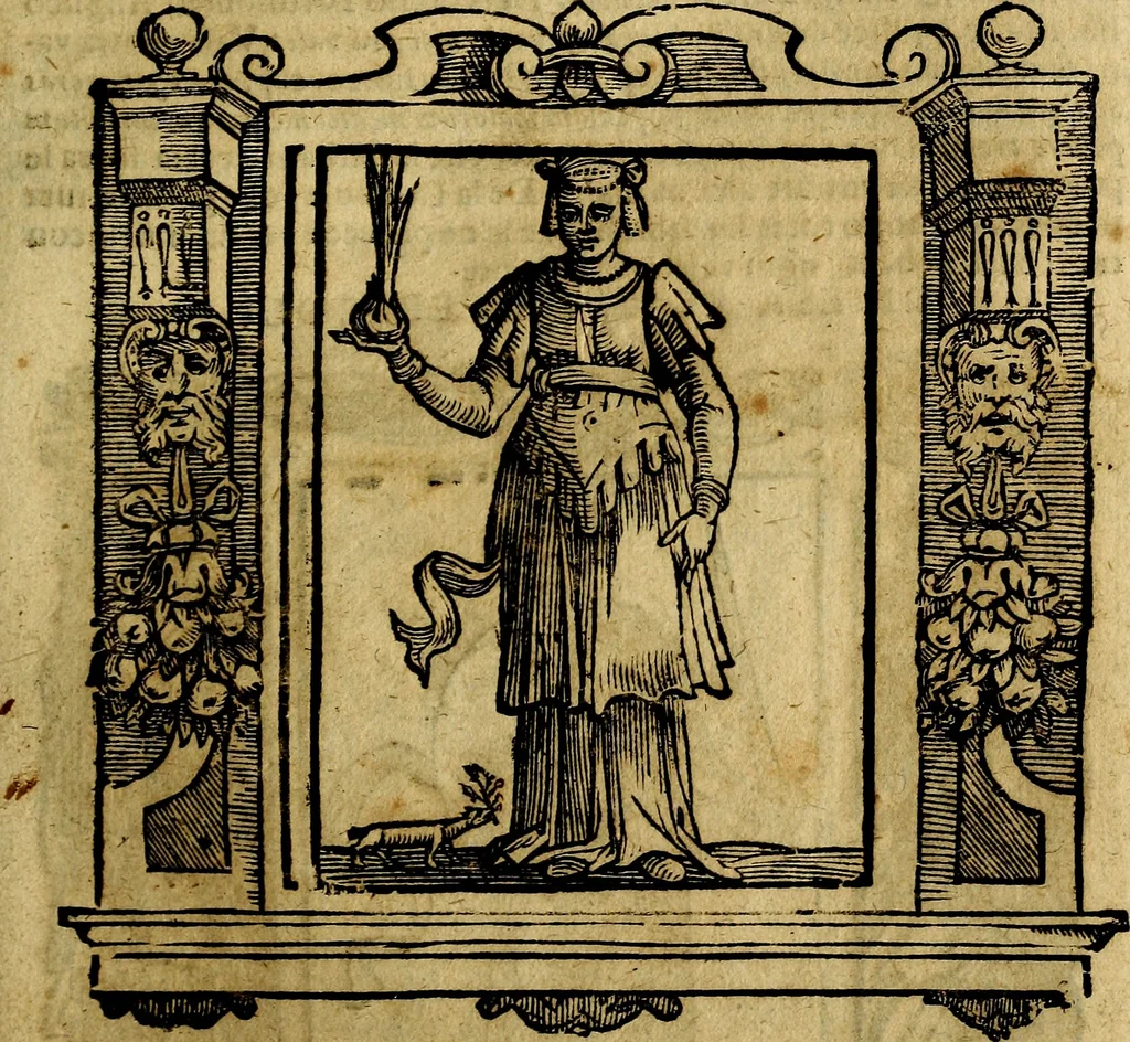 An illustration from Iconologia di Cesare Ripa Perugina ... Nella quale si descrivono diverse imagini di virtù, vitij, affetti, passioni humane, arti discipline, humori, elementi, corpi celesti, prouincie d'Italia, fiumi, tutte le parti del mondo, ed altre infinite materie. Opera utile ad oratori, predicatori, poeti pittori, sculptori, disegnatori, e ad ogni studioso, per inuentar concetti, emblemi, ed imprese, per diuisare qualsiuoglia appatato nuttiale, funerale, trionfale. Per rappresentar poemi drammatici, e per figurare co'suoi propij simboli ciò, che può cadere in pensiero humano. Ampliata ultimamente dallo stresso autore di CC. imagini, e erricchita di molti discorsi pieni di varia eruditione .., 1613, leaf 244