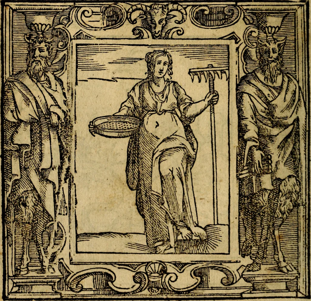 An illustration from Iconologia di Cesare Ripa Perugina ... Nella quale si descrivono diverse imagini di virtù, vitij, affetti, passioni humane, arti discipline, humori, elementi, corpi celesti, prouincie d'Italia, fiumi, tutte le parti del mondo, ed altre infinite materie. Opera utile ad oratori, predicatori, poeti pittori, sculptori, disegnatori, e ad ogni studioso, per inuentar concetti, emblemi, ed imprese, per diuisare qualsiuoglia appatato nuttiale, funerale, trionfale. Per rappresentar poemi drammatici, e per figurare co'suoi propij simboli ciò, che può cadere in pensiero humano. Ampliata ultimamente dallo stresso autore di CC. imagini, e erricchita di molti discorsi pieni di varia eruditione .., 1613, leaf 253