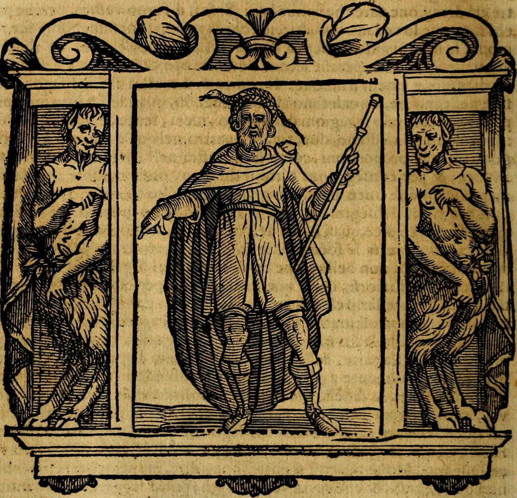 An illustration from Iconologia di Cesare Ripa Perugina ... Nella quale si descrivono diverse imagini di virtù, vitij, affetti, passioni humane, arti discipline, humori, elementi, corpi celesti, prouincie d'Italia, fiumi, tutte le parti del mondo, ed altre infinite materie. Opera utile ad oratori, predicatori, poeti pittori, sculptori, disegnatori, e ad ogni studioso, per inuentar concetti, emblemi, ed imprese, per diuisare qualsiuoglia appatato nuttiale, funerale, trionfale. Per rappresentar poemi drammatici, e per figurare co'suoi propij simboli ciò, che può cadere in pensiero humano. Ampliata ultimamente dallo stresso autore di CC. imagini, e erricchita di molti discorsi pieni di varia eruditione .., 1613, leaf 257
