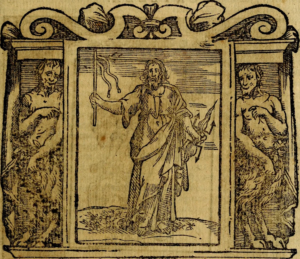 An illustration from Iconologia di Cesare Ripa Perugina ... Nella quale si descrivono diverse imagini di virtù, vitij, affetti, passioni humane, arti discipline, humori, elementi, corpi celesti, prouincie d'Italia, fiumi, tutte le parti del mondo, ed altre infinite materie. Opera utile ad oratori, predicatori, poeti pittori, sculptori, disegnatori, e ad ogni studioso, per inuentar concetti, emblemi, ed imprese, per diuisare qualsiuoglia appatato nuttiale, funerale, trionfale. Per rappresentar poemi drammatici, e per figurare co'suoi propij simboli ciò, che può cadere in pensiero humano. Ampliata ultimamente dallo stresso autore di CC. imagini, e erricchita di molti discorsi pieni di varia eruditione .., 1613, leaf 306