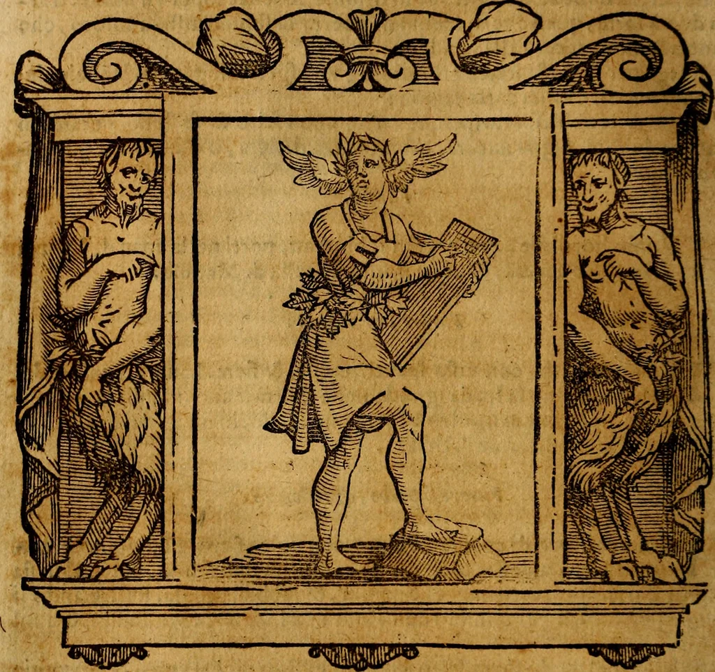 An illustration from Iconologia di Cesare Ripa Perugina ... Nella quale si descrivono diverse imagini di virtù, vitij, affetti, passioni humane, arti discipline, humori, elementi, corpi celesti, prouincie d'Italia, fiumi, tutte le parti del mondo, ed altre infinite materie. Opera utile ad oratori, predicatori, poeti pittori, sculptori, disegnatori, e ad ogni studioso, per inuentar concetti, emblemi, ed imprese, per diuisare qualsiuoglia appatato nuttiale, funerale, trionfale. Per rappresentar poemi drammatici, e per figurare co'suoi propij simboli ciò, che può cadere in pensiero humano. Ampliata ultimamente dallo stresso autore di CC. imagini, e erricchita di molti discorsi pieni di varia eruditione .., 1613, leaf 317