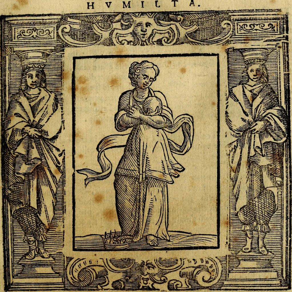 An illustration from Iconologia di Cesare Ripa Perugina ... Nella quale si descrivono diverse imagini di virtù, vitij, affetti, passioni humane, arti discipline, humori, elementi, corpi celesti, prouincie d'Italia, fiumi, tutte le parti del mondo, ed altre infinite materie. Opera utile ad oratori, predicatori, poeti pittori, sculptori, disegnatori, e ad ogni studioso, per inuentar concetti, emblemi, ed imprese, per diuisare qualsiuoglia appatato nuttiale, funerale, trionfale. Per rappresentar poemi drammatici, e per figurare co'suoi propij simboli ciò, che può cadere in pensiero humano. Ampliata ultimamente dallo stresso autore di CC. imagini, e erricchita di molti discorsi pieni di varia eruditione .., 1613, leaf 380