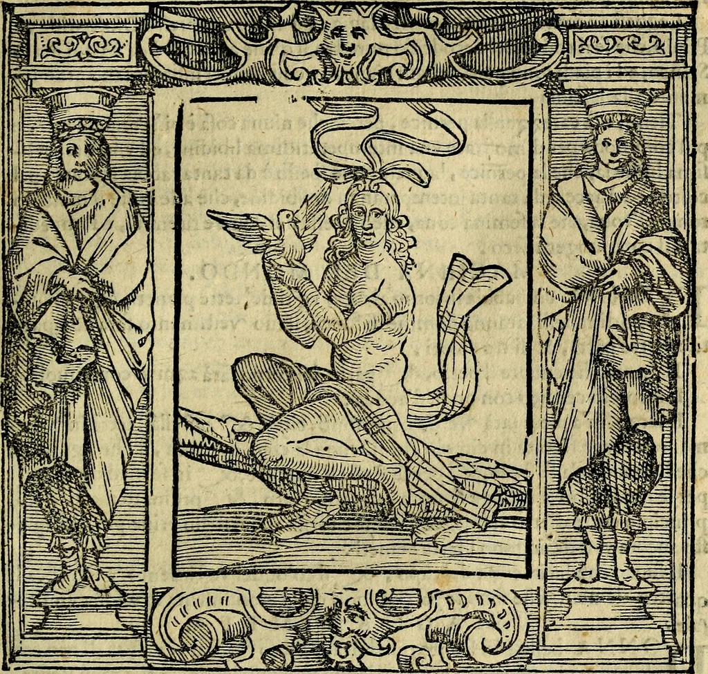 An illustration from Iconologia di Cesare Ripa Perugina ... Nella quale si descrivono diverse imagini di virtù, vitij, affetti, passioni humane, arti discipline, humori, elementi, corpi celesti, prouincie d'Italia, fiumi, tutte le parti del mondo, ed altre infinite materie. Opera utile ad oratori, predicatori, poeti pittori, sculptori, disegnatori, e ad ogni studioso, per inuentar concetti, emblemi, ed imprese, per diuisare qualsiuoglia appatato nuttiale, funerale, trionfale. Per rappresentar poemi drammatici, e per figurare co'suoi propij simboli ciò, che può cadere in pensiero humano. Ampliata ultimamente dallo stresso autore di CC. imagini, e erricchita di molti discorsi pieni di varia eruditione .., 1613, leaf 474