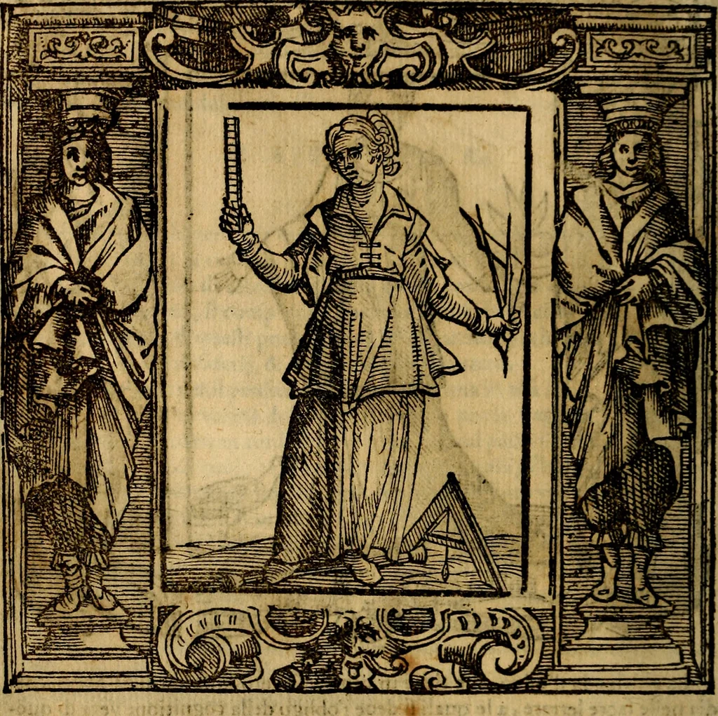 An illustration from Iconologia di Cesare Ripa Perugina ... Nella quale si descrivono diverse imagini di virtù, vitij, affetti, passioni humane, arti discipline, humori, elementi, corpi celesti, prouincie d'Italia, fiumi, tutte le parti del mondo, ed altre infinite materie. Opera utile ad oratori, predicatori, poeti pittori, sculptori, disegnatori, e ad ogni studioso, per inuentar concetti, emblemi, ed imprese, per diuisare qualsiuoglia appatato nuttiale, funerale, trionfale. Per rappresentar poemi drammatici, e per figurare co'suoi propij simboli ciò, che può cadere in pensiero humano. Ampliata ultimamente dallo stresso autore di CC. imagini, e erricchita di molti discorsi pieni di varia eruditione .., 1613, leaf 507