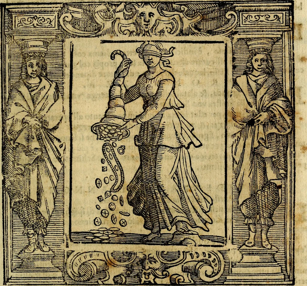 An illustration from Iconologia di Cesare Ripa Perugina ... Nella quale si descrivono diverse imagini di virtù, vitij, affetti, passioni humane, arti discipline, humori, elementi, corpi celesti, prouincie d'Italia, fiumi, tutte le parti del mondo, ed altre infinite materie. Opera utile ad oratori, predicatori, poeti pittori, sculptori, disegnatori, e ad ogni studioso, per inuentar concetti, emblemi, ed imprese, per diuisare qualsiuoglia appatato nuttiale, funerale, trionfale. Per rappresentar poemi drammatici, e per figurare co'suoi propij simboli ciò, che può cadere in pensiero humano. Ampliata ultimamente dallo stresso autore di CC. imagini, e erricchita di molti discorsi pieni di varia eruditione .., 1613, leaf 622