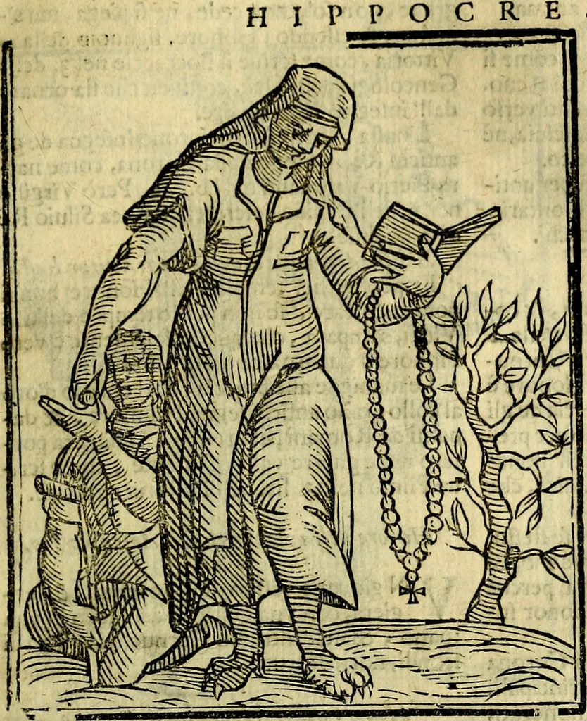 An illustration from Iconologia di Cesare Ripa ... Divisa in tre libri, ne i quali si esprimono varie imagini di virtù, vitij, affetti, passioni humane, arti, discipline, humori, elementi, corpi celesti, prouincie d'Italia, fiumi, & altre materie infinite vtili ad ogni stato di persone, 1669, leaf 320