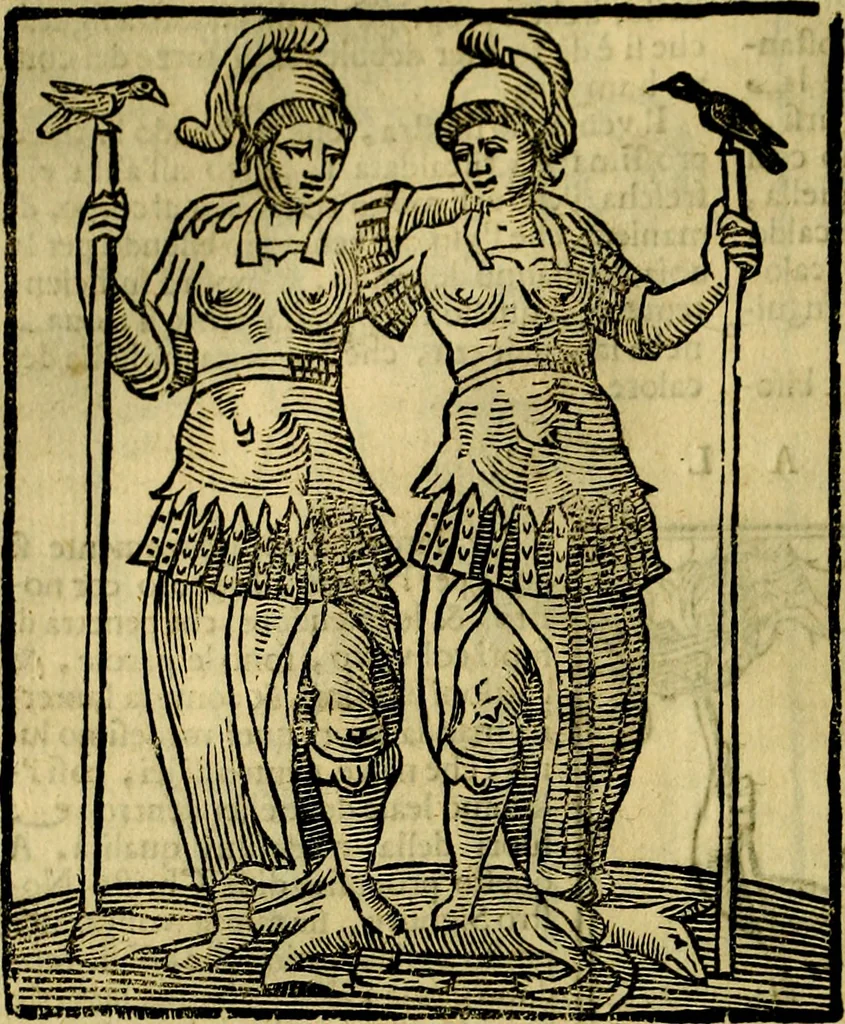 An illustration from Iconologia di Cesare Ripa ... Divisa in tre libri, ne i quali si esprimono varie imagini di virtù, vitij, affetti, passioni humane, arti, discipline, humori, elementi, corpi celesti, prouincie d'Italia, fiumi, & altre materie infinite vtili ad ogni stato di persone, 1669, leaf 431