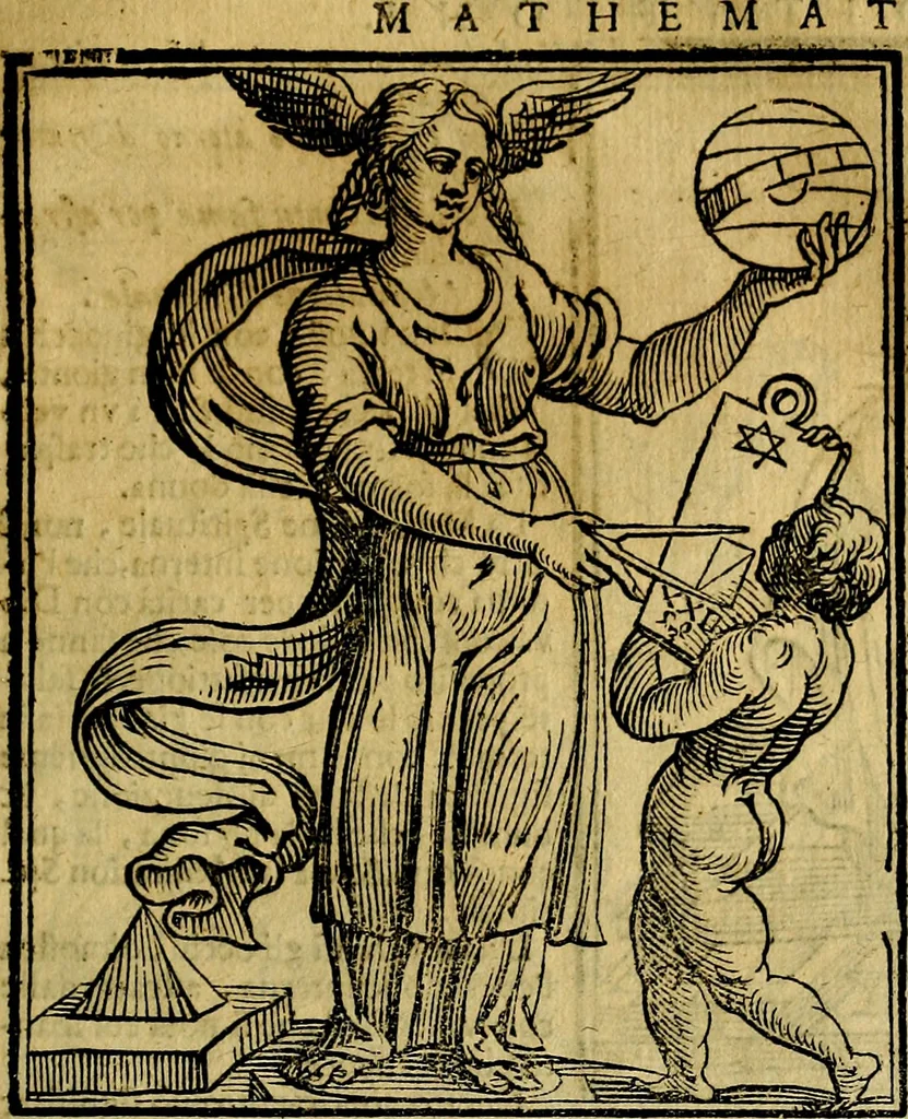 An illustration from Iconologia di Cesare Ripa ... Divisa in tre libri, ne i quali si esprimono varie imagini di virtù, vitij, affetti, passioni humane, arti, discipline, humori, elementi, corpi celesti, prouincie d'Italia, fiumi, & altre materie infinite vtili ad ogni stato di persone, 1669, leaf 452