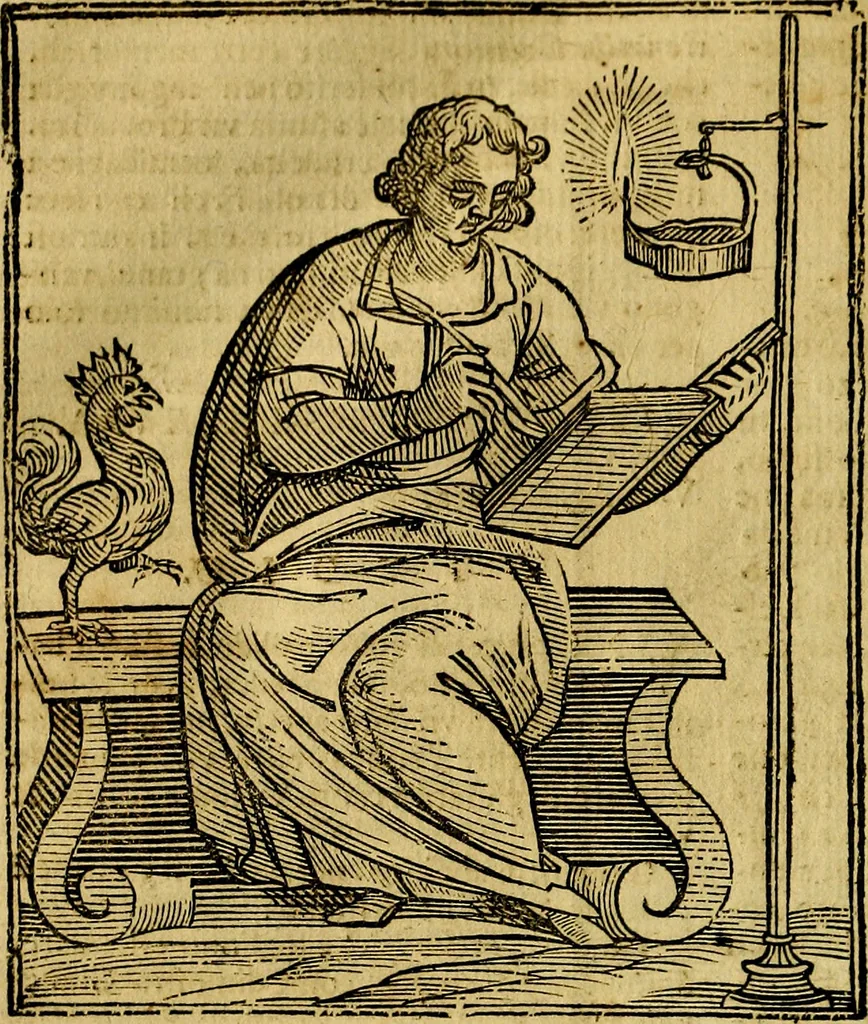 An illustration from Iconologia di Cesare Ripa ... Divisa in tre libri, ne i quali si esprimono varie imagini di virtù, vitij, affetti, passioni humane, arti, discipline, humori, elementi, corpi celesti, prouincie d'Italia, fiumi, & altre materie infinite vtili ad ogni stato di persone, 1669, leaf 675