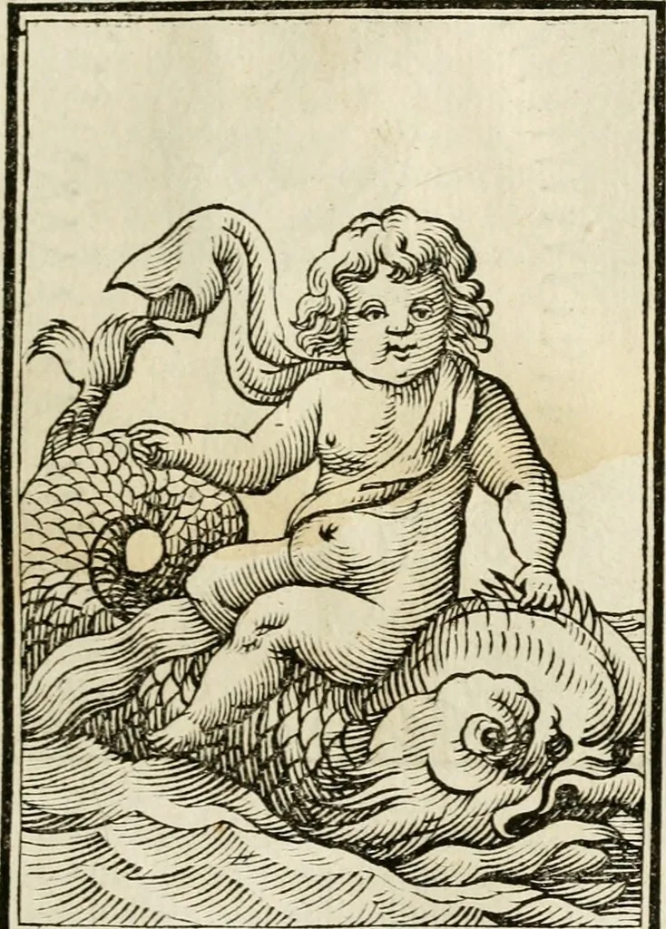 An illustration from Iconologia, of, Uytbeeldingen des verstands : waer in verscheiden afbeeldingen van deughden, ondeughden, genegentheden, menschlijcke hertztochten, konsten, leeringen, sinlijckheden, elementen, hemelsche lichamen, landschappen van Italien, revieren van alle deelen des werrelts, en alle andere ontallijcke stoffen, met hare verklaringen, werden verhandelt : een werck dat dienstigh is, allen reedenaers, poëten, schilders, beeldhouwers, teyckenaers, en alle andere konstbeminders en liefhebbers der geleertheyt en eerlijcke wetenschappen ..., 1644, leaf 176