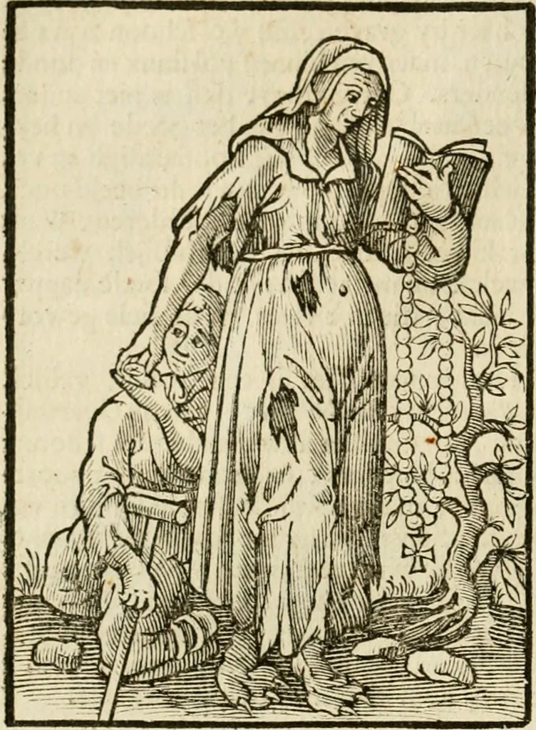 An illustration from Iconologia, of, Uytbeeldingen des verstands : waer in verscheiden afbeeldingen van deughden, ondeughden, genegentheden, menschlijcke hertztochten, konsten, leeringen, sinlijckheden, elementen, hemelsche lichamen, landschappen van Italien, revieren van alle deelen des werrelts, en alle andere ontallijcke stoffen, met hare verklaringen, werden verhandelt : een werck dat dienstigh is, allen reedenaers, poëten, schilders, beeldhouwers, teyckenaers, en alle andere konstbeminders en liefhebbers der geleertheyt en eerlijcke wetenschappen ..., 1644, leaf 187