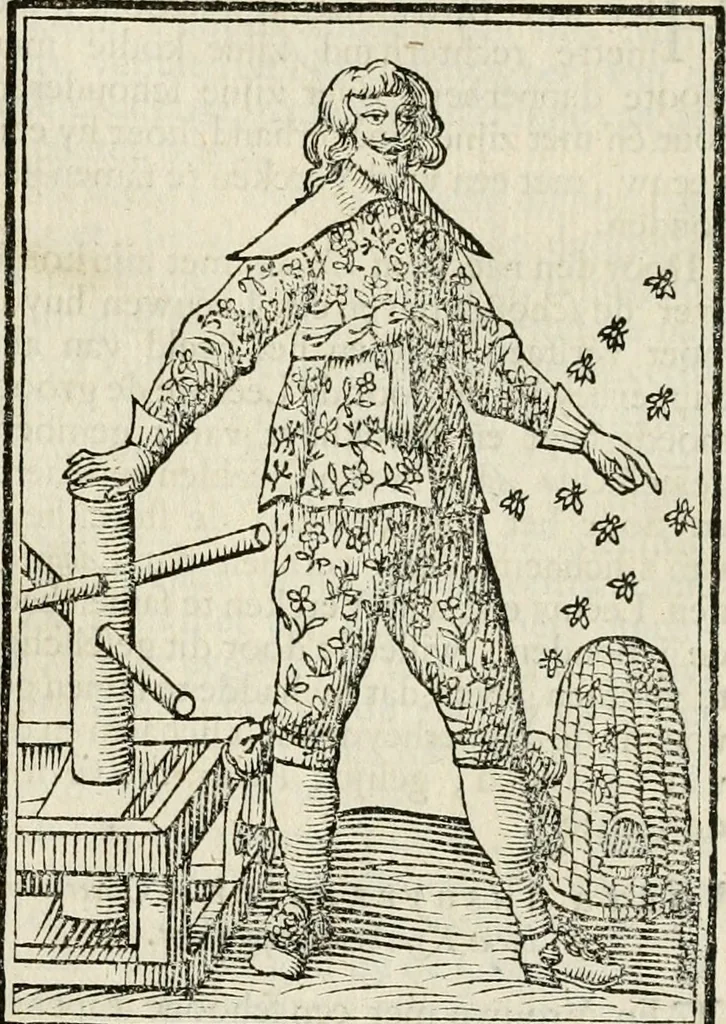 An illustration from Iconologia, of, Uytbeeldingen des verstands : waer in verscheiden afbeeldingen van deughden, ondeughden, genegentheden, menschlijcke hertztochten, konsten, leeringen, sinlijckheden, elementen, hemelsche lichamen, landschappen van Italien, revieren van alle deelen des werrelts, en alle andere ontallijcke stoffen, met hare verklaringen, werden verhandelt : een werck dat dienstigh is, allen reedenaers, poëten, schilders, beeldhouwers, teyckenaers, en alle andere konstbeminders en liefhebbers der geleertheyt en eerlijcke wetenschappen ..., 1644, leaf 280