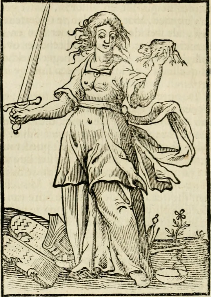 An illustration from Iconologia, of, Uytbeeldingen des verstands : waer in verscheiden afbeeldingen van deughden, ondeughden, genegentheden, menschlijcke hertztochten, konsten, leeringen, sinlijckheden, elementen, hemelsche lichamen, landschappen van Italien, revieren van alle deelen des werrelts, en alle andere ontallijcke stoffen, met hare verklaringen, werden verhandelt : een werck dat dienstigh is, allen reedenaers, poëten, schilders, beeldhouwers, teyckenaers, en alle andere konstbeminders en liefhebbers der geleertheyt en eerlijcke wetenschappen ..., 1644, leaf 387