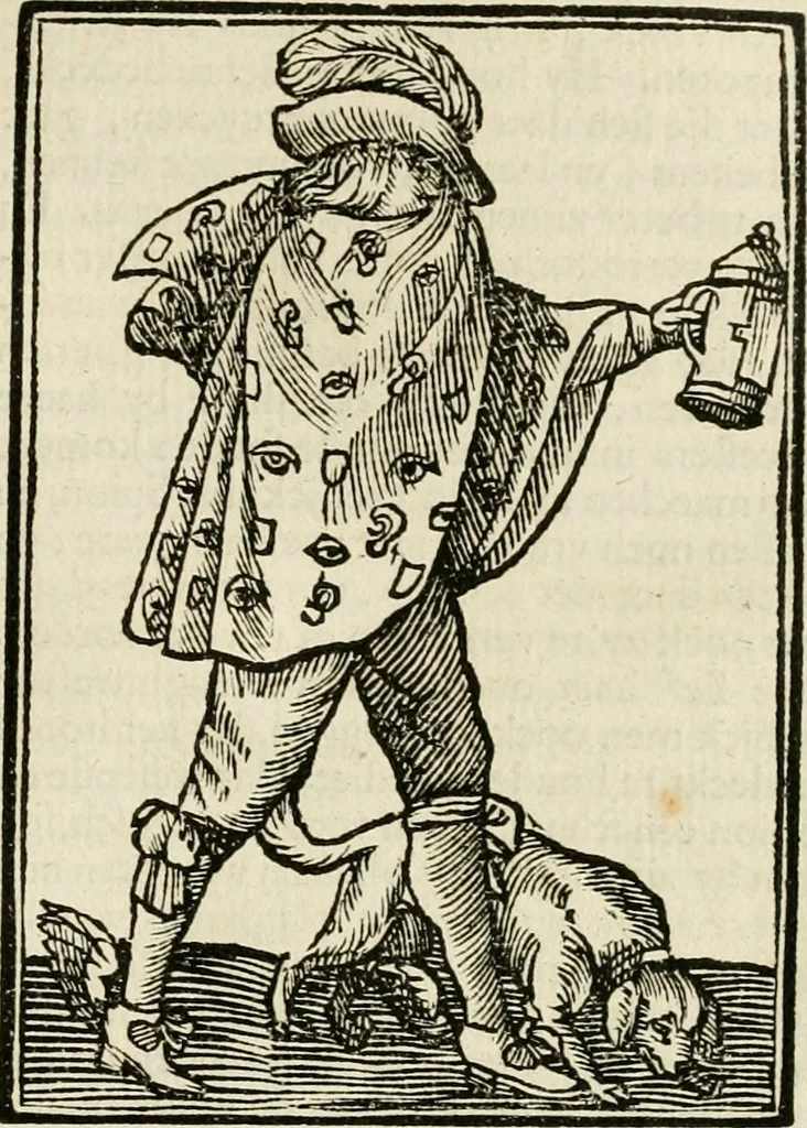 An illustration from Iconologia, of, Uytbeeldingen des verstands : waer in verscheiden afbeeldingen van deughden, ondeughden, genegentheden, menschlijcke hertztochten, konsten, leeringen, sinlijckheden, elementen, hemelsche lichamen, landschappen van Italien, revieren van alle deelen des werrelts, en alle andere ontallijcke stoffen, met hare verklaringen, werden verhandelt : een werck dat dienstigh is, allen reedenaers, poëten, schilders, beeldhouwers, teyckenaers, en alle andere konstbeminders en liefhebbers der geleertheyt en eerlijcke wetenschappen ..., 1644, leaf 502