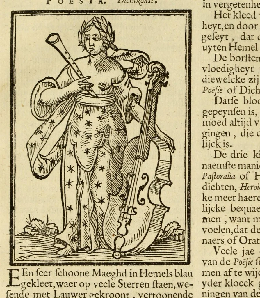 An illustration from Iconologia, of uytbeeldingen des verstands, 1644, leaf 108