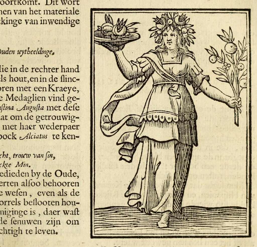 An illustration from Iconologia, of uytbeeldingen des verstands, 1644, leaf 117