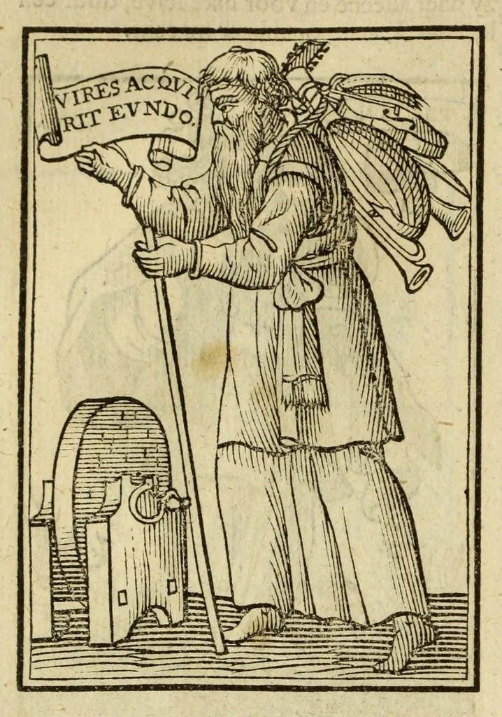 An illustration from Iconologia, of uytbeeldingen des verstands, 1644, leaf 188