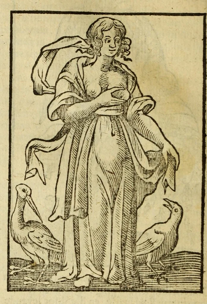 An illustration from Iconologia, of uytbeeldingen des verstands, 1644, leaf 196