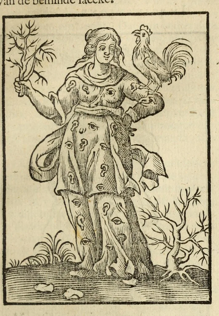 An illustration from Iconologia, of uytbeeldingen des verstands, 1644, leaf 235