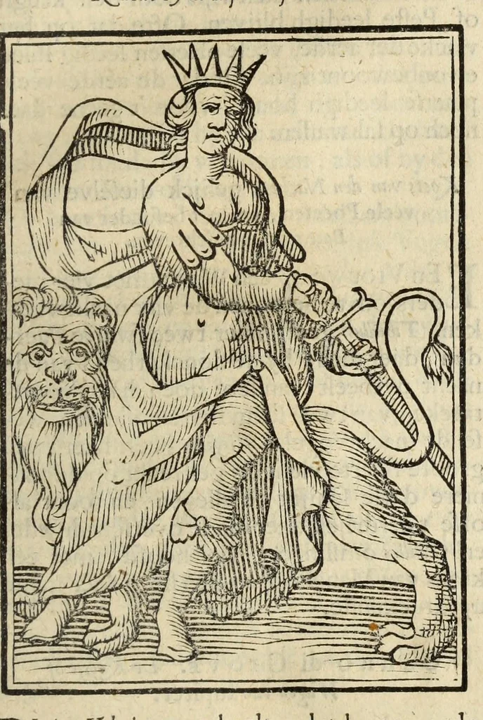 An illustration from Iconologia, of uytbeeldingen des verstands, 1644, leaf 287