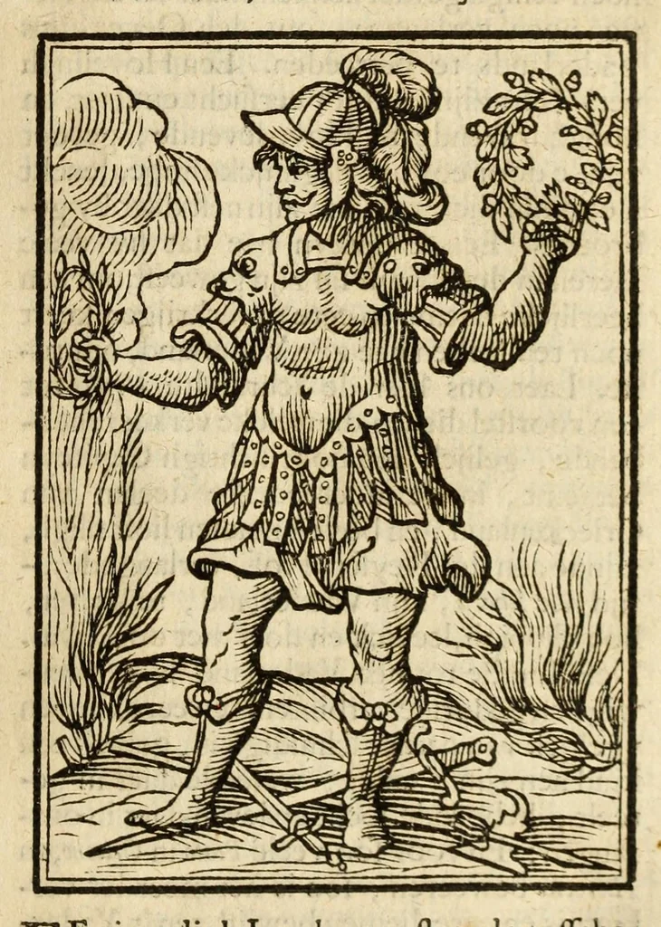 An illustration from Iconologia, of uytbeeldingen des verstands, 1644, leaf 319