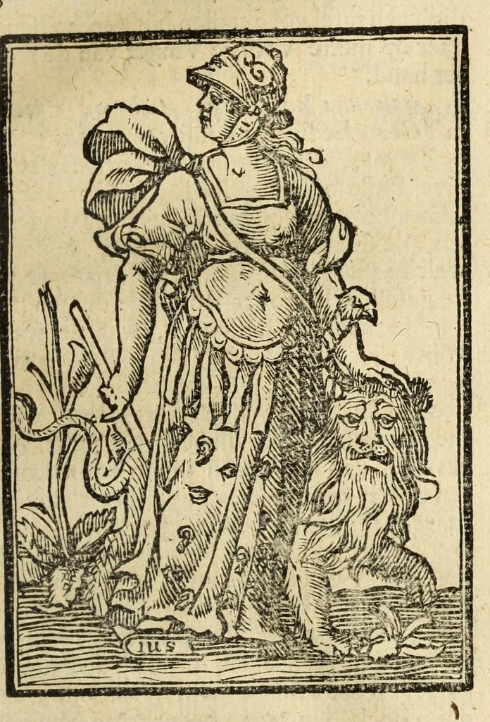 An illustration from Iconologia, of uytbeeldingen des verstands, 1644, leaf 457