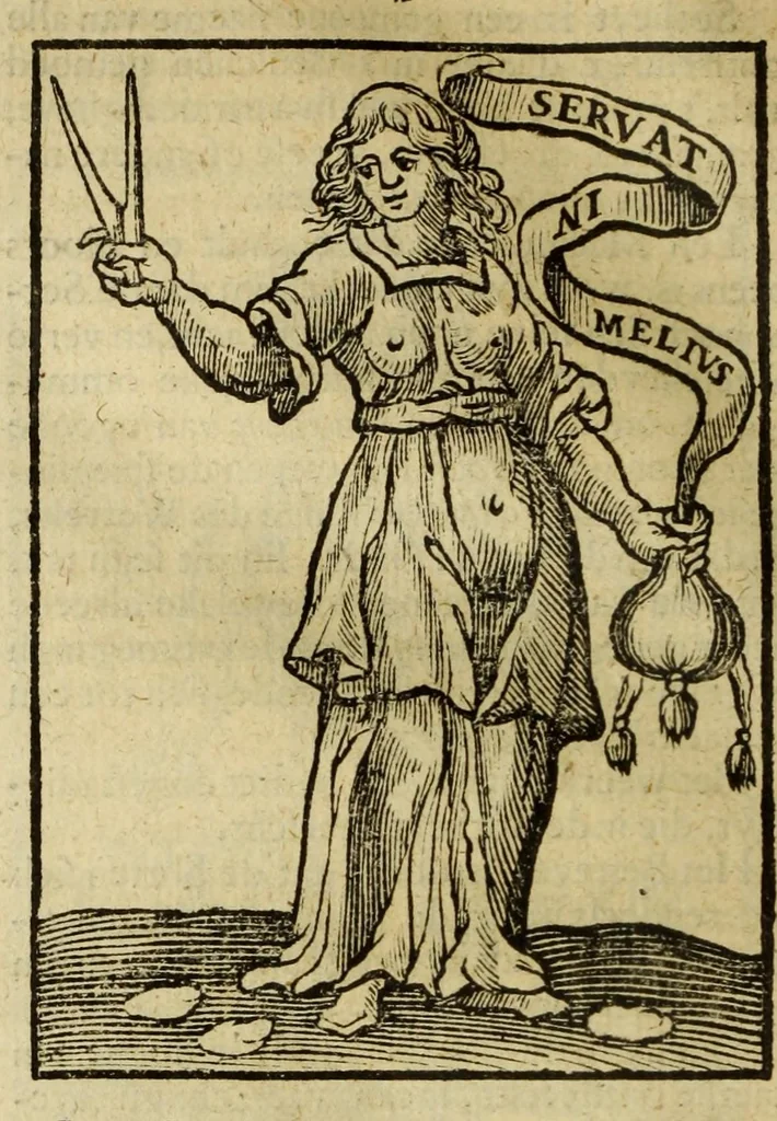 An illustration from Iconologia, of uytbeeldingen des verstands, 1644, leaf 500