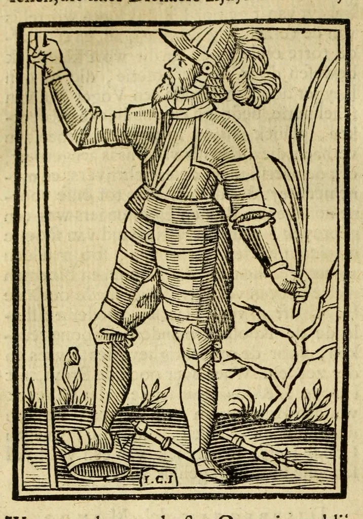 An illustration from Iconologia, of uytbeeldingen des verstands, 1644, leaf 544